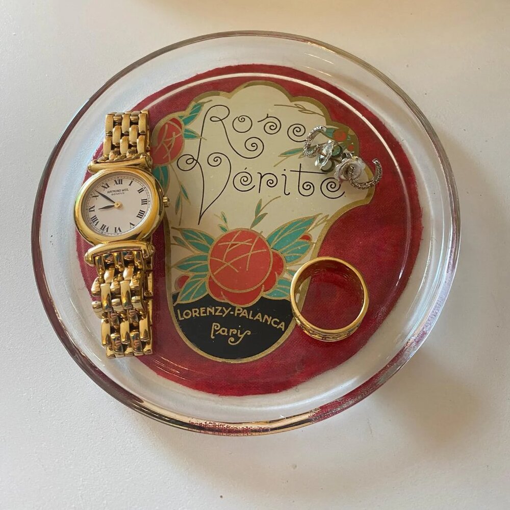 Decoupage Jewelry Tray Trinket Tray Vanity Tray
